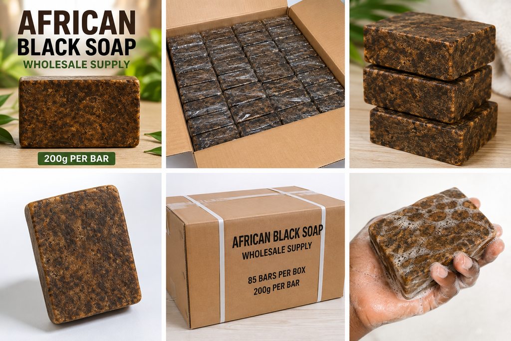African Black Soap — Box of 85 Wholesale
